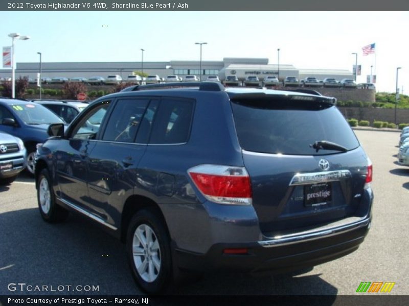 Shoreline Blue Pearl / Ash 2012 Toyota Highlander V6 4WD