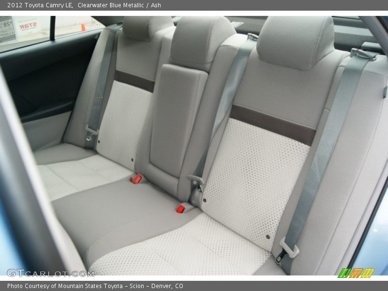 Clearwater Blue Metallic / Ash 2012 Toyota Camry LE