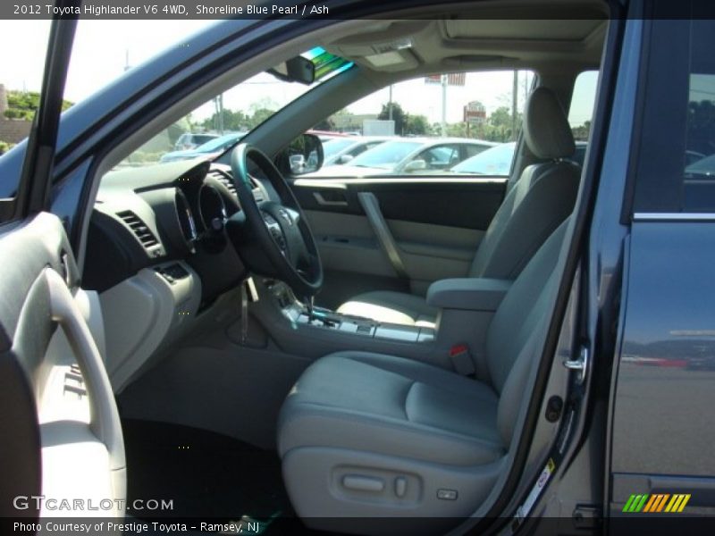 Shoreline Blue Pearl / Ash 2012 Toyota Highlander V6 4WD