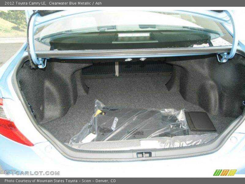 Clearwater Blue Metallic / Ash 2012 Toyota Camry LE