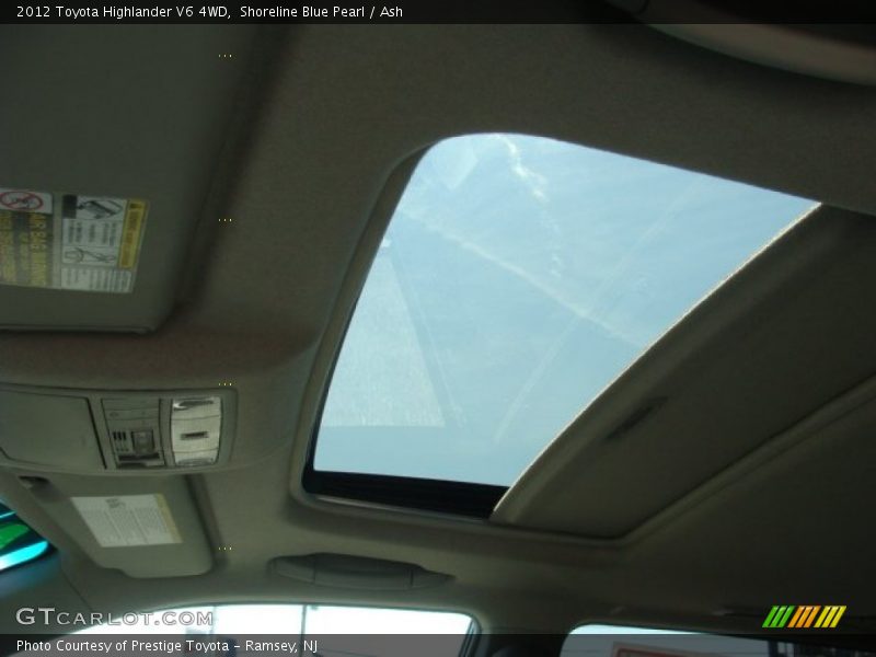 Shoreline Blue Pearl / Ash 2012 Toyota Highlander V6 4WD