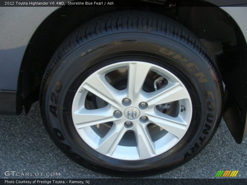 Shoreline Blue Pearl / Ash 2012 Toyota Highlander V6 4WD