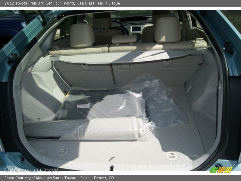 Sea Glass Pearl / Bisque 2012 Toyota Prius 3rd Gen Four Hybrid
