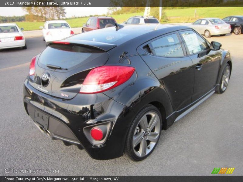 Rear 3/4 View - 2013 Hyundai Veloster Turbo