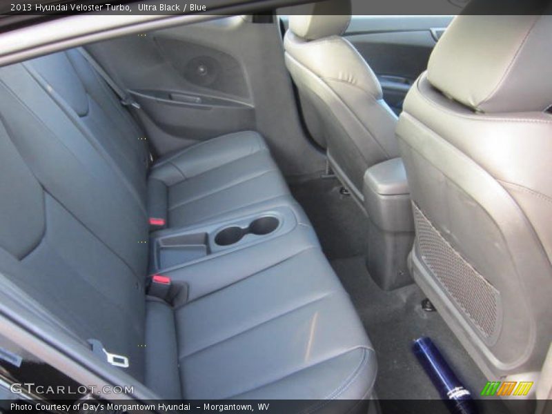 Ultra Black / Blue 2013 Hyundai Veloster Turbo