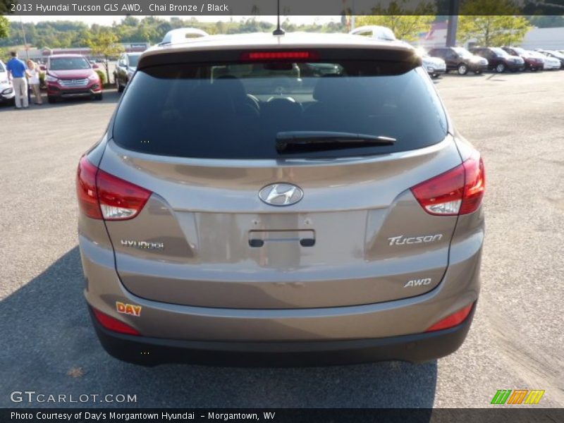 Chai Bronze / Black 2013 Hyundai Tucson GLS AWD