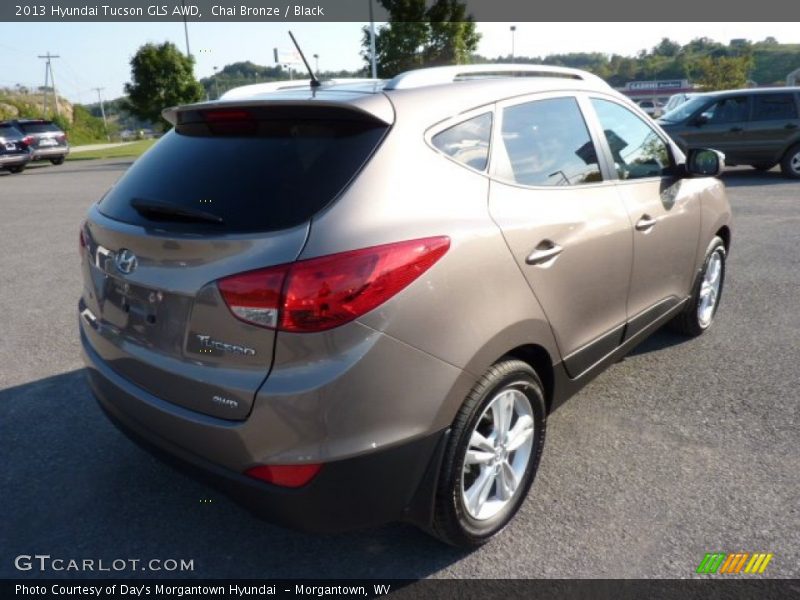 Chai Bronze / Black 2013 Hyundai Tucson GLS AWD
