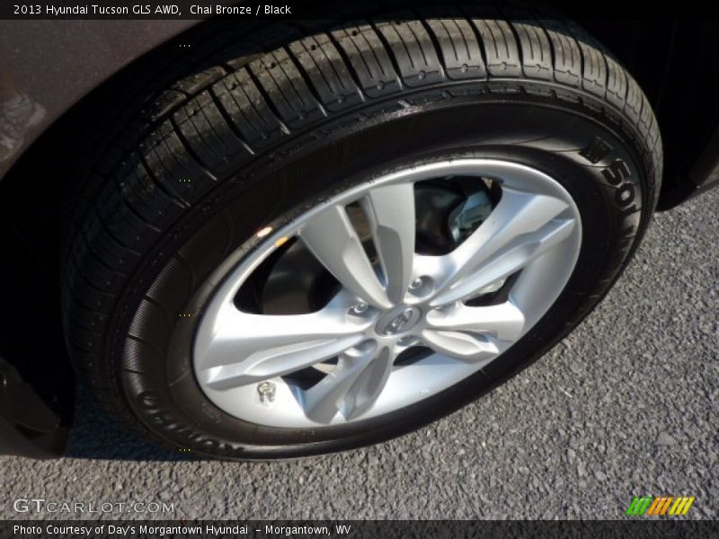 Chai Bronze / Black 2013 Hyundai Tucson GLS AWD