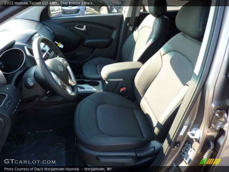 Chai Bronze / Black 2013 Hyundai Tucson GLS AWD