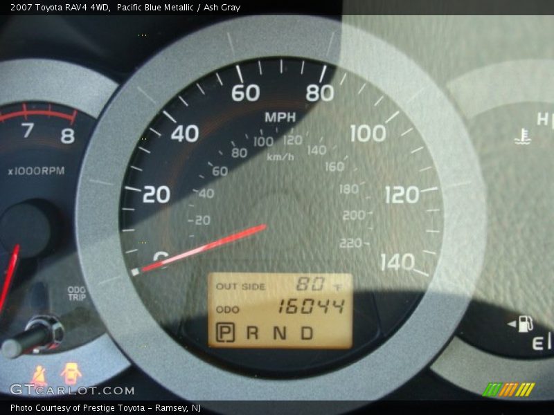 Pacific Blue Metallic / Ash Gray 2007 Toyota RAV4 4WD