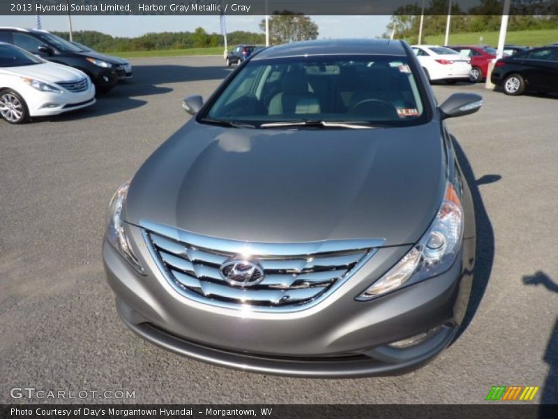 Harbor Gray Metallic / Gray 2013 Hyundai Sonata Limited