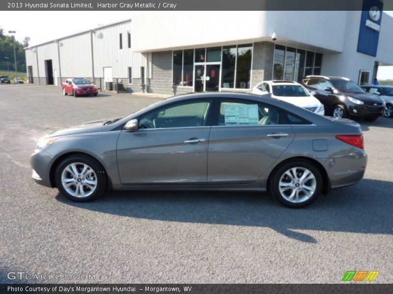 Harbor Gray Metallic / Gray 2013 Hyundai Sonata Limited