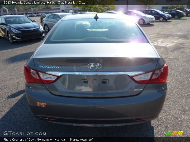 Harbor Gray Metallic / Gray 2013 Hyundai Sonata Limited