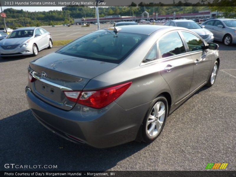 Harbor Gray Metallic / Gray 2013 Hyundai Sonata Limited