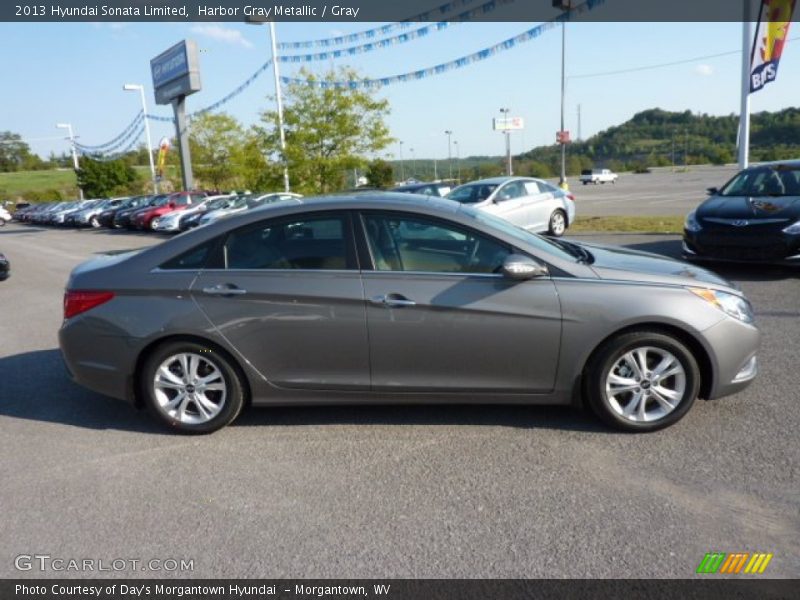 Harbor Gray Metallic / Gray 2013 Hyundai Sonata Limited