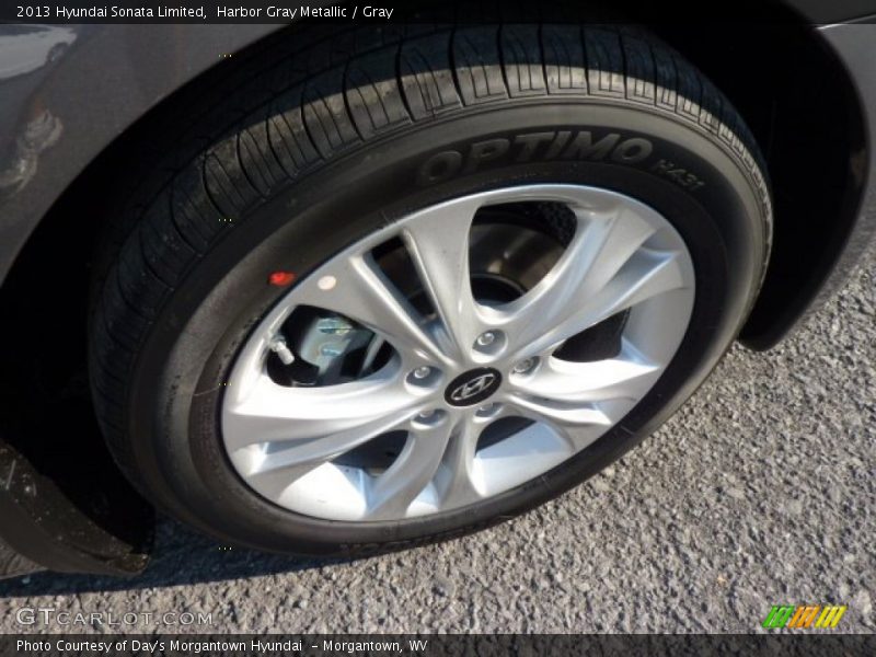 Harbor Gray Metallic / Gray 2013 Hyundai Sonata Limited