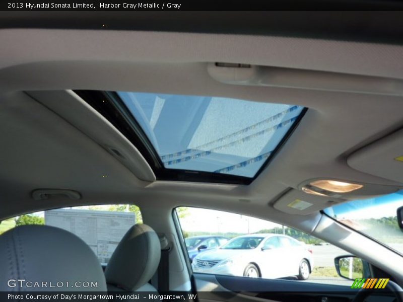 Harbor Gray Metallic / Gray 2013 Hyundai Sonata Limited