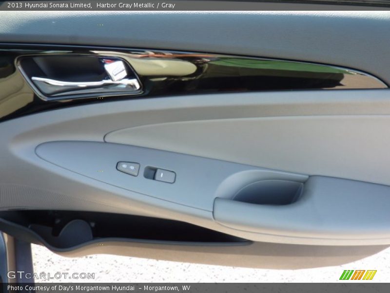 Harbor Gray Metallic / Gray 2013 Hyundai Sonata Limited
