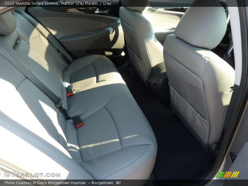 Harbor Gray Metallic / Gray 2013 Hyundai Sonata Limited