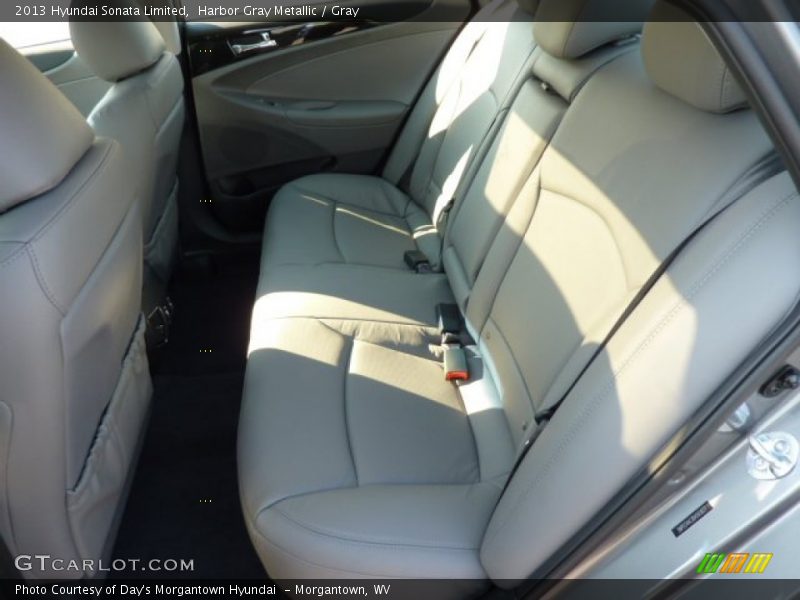 Harbor Gray Metallic / Gray 2013 Hyundai Sonata Limited