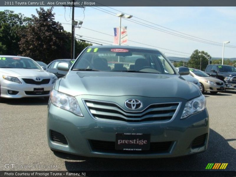 Aloe Green Metallic / Bisque 2011 Toyota Camry LE