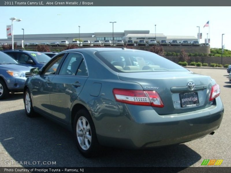 Aloe Green Metallic / Bisque 2011 Toyota Camry LE