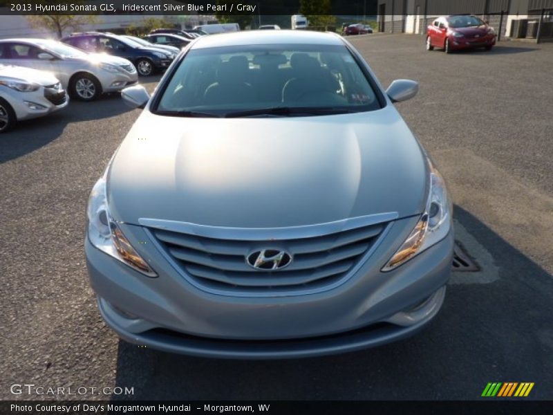Iridescent Silver Blue Pearl / Gray 2013 Hyundai Sonata GLS