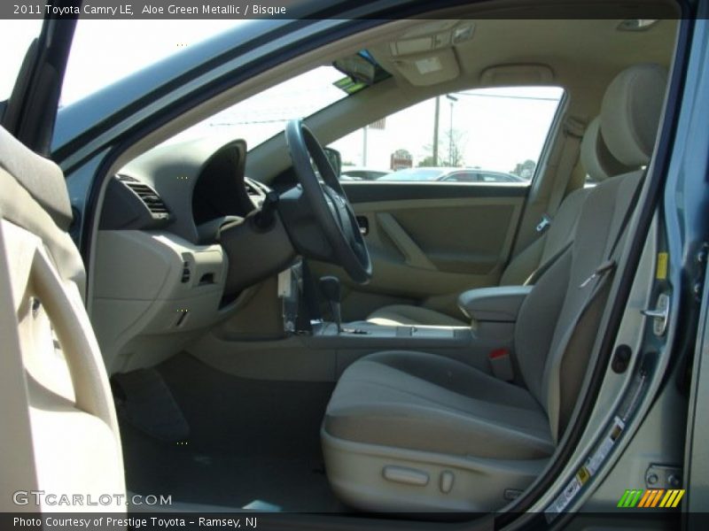 Aloe Green Metallic / Bisque 2011 Toyota Camry LE
