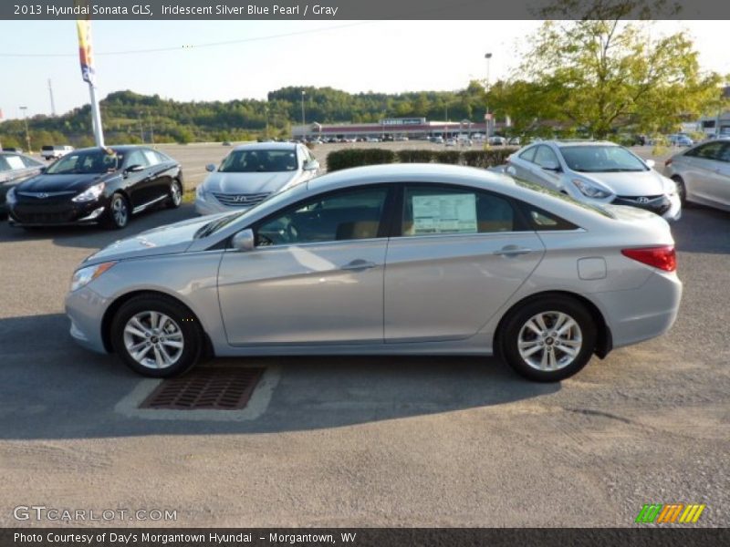 Iridescent Silver Blue Pearl / Gray 2013 Hyundai Sonata GLS
