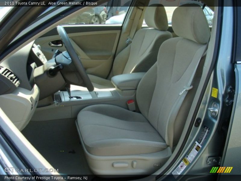 Aloe Green Metallic / Bisque 2011 Toyota Camry LE
