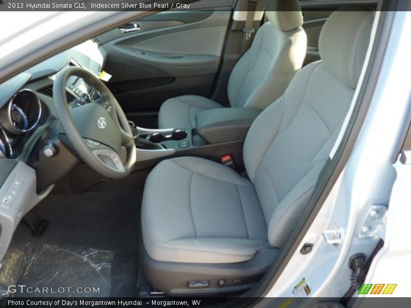 Iridescent Silver Blue Pearl / Gray 2013 Hyundai Sonata GLS