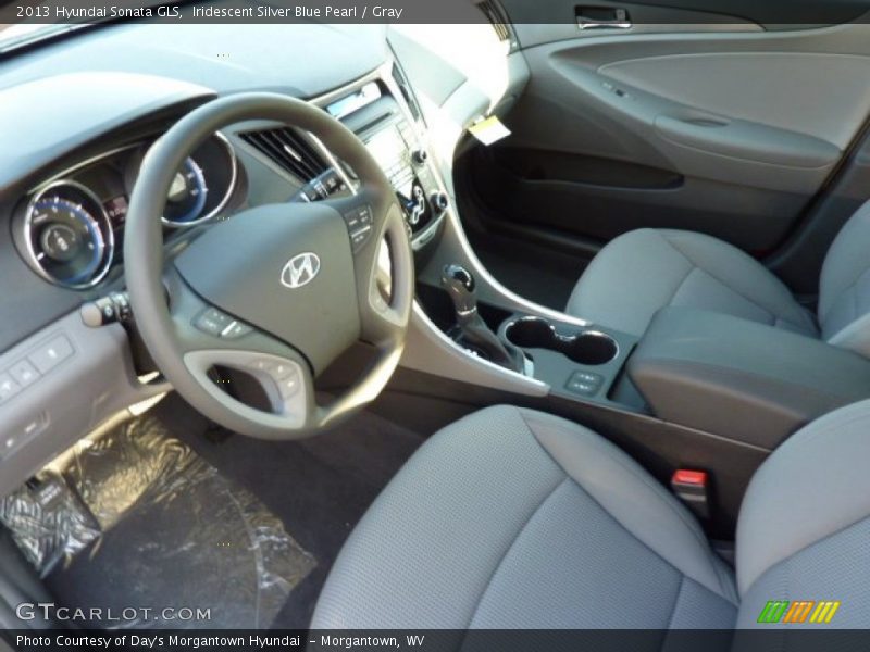 Iridescent Silver Blue Pearl / Gray 2013 Hyundai Sonata GLS