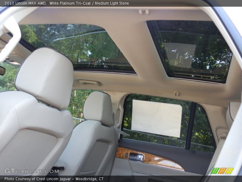 Sunroof of 2013 MKX AWD