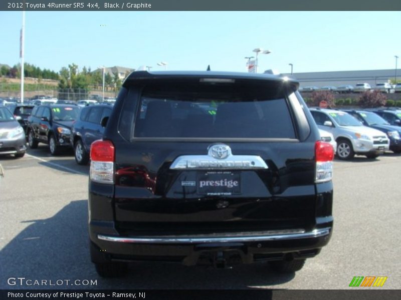 Black / Graphite 2012 Toyota 4Runner SR5 4x4