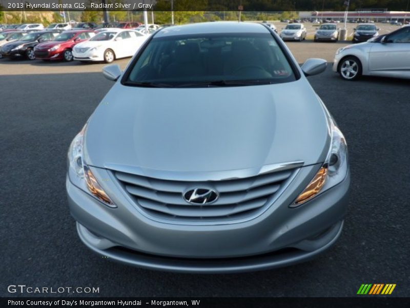 Radiant Silver / Gray 2013 Hyundai Sonata GLS