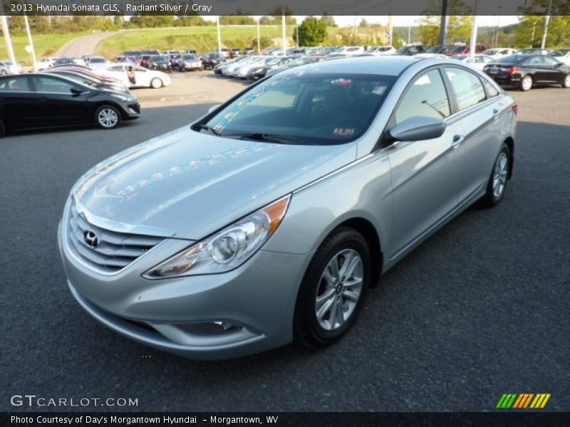 Radiant Silver / Gray 2013 Hyundai Sonata GLS