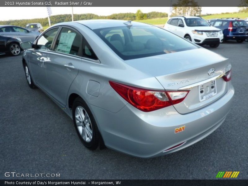 Radiant Silver / Gray 2013 Hyundai Sonata GLS