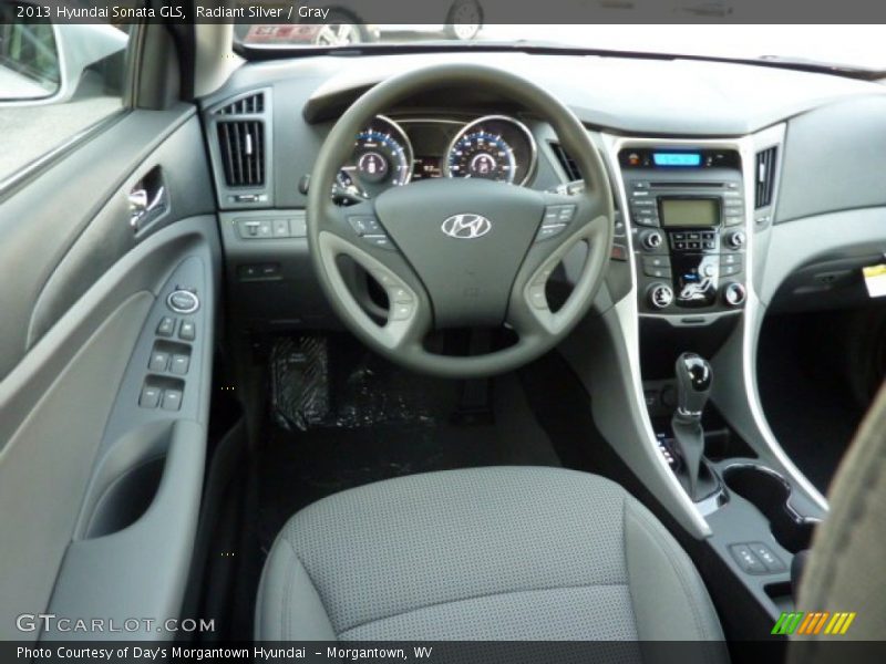 Radiant Silver / Gray 2013 Hyundai Sonata GLS