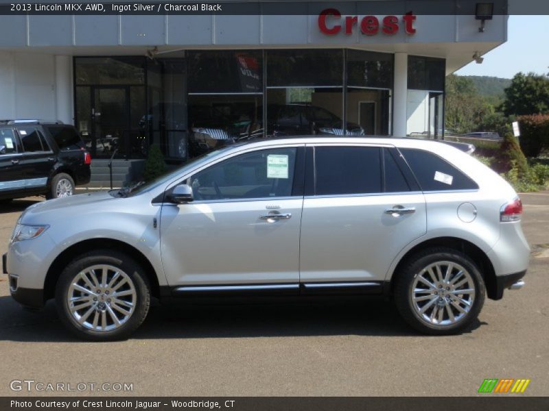 Ingot Silver / Charcoal Black 2013 Lincoln MKX AWD