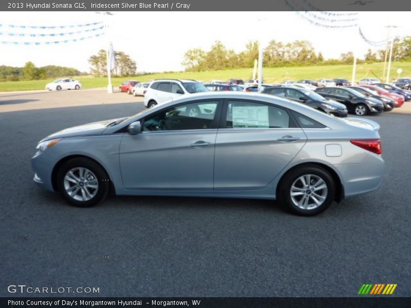 Iridescent Silver Blue Pearl / Gray 2013 Hyundai Sonata GLS