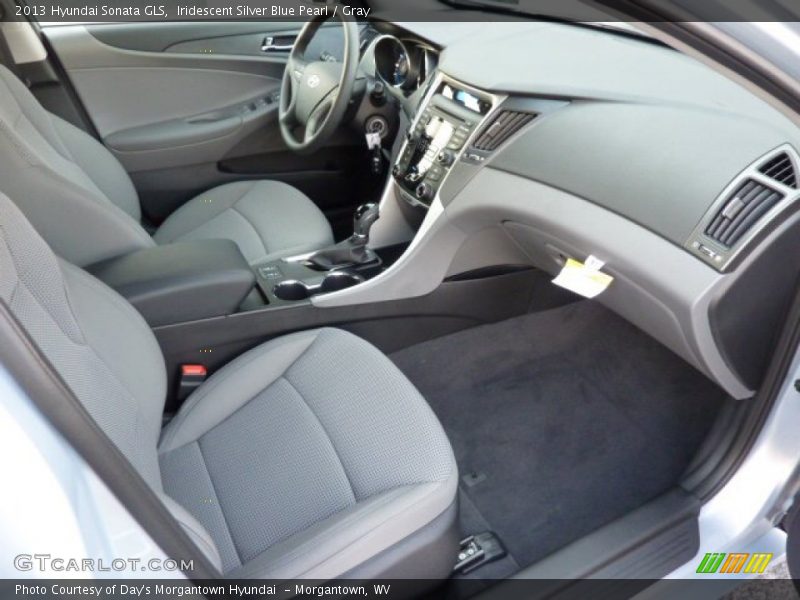 Iridescent Silver Blue Pearl / Gray 2013 Hyundai Sonata GLS