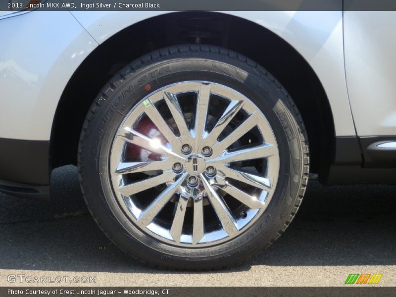 Ingot Silver / Charcoal Black 2013 Lincoln MKX AWD