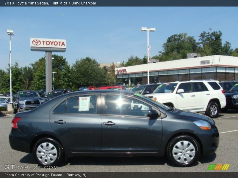 Flint Mica / Dark Charcoal 2010 Toyota Yaris Sedan