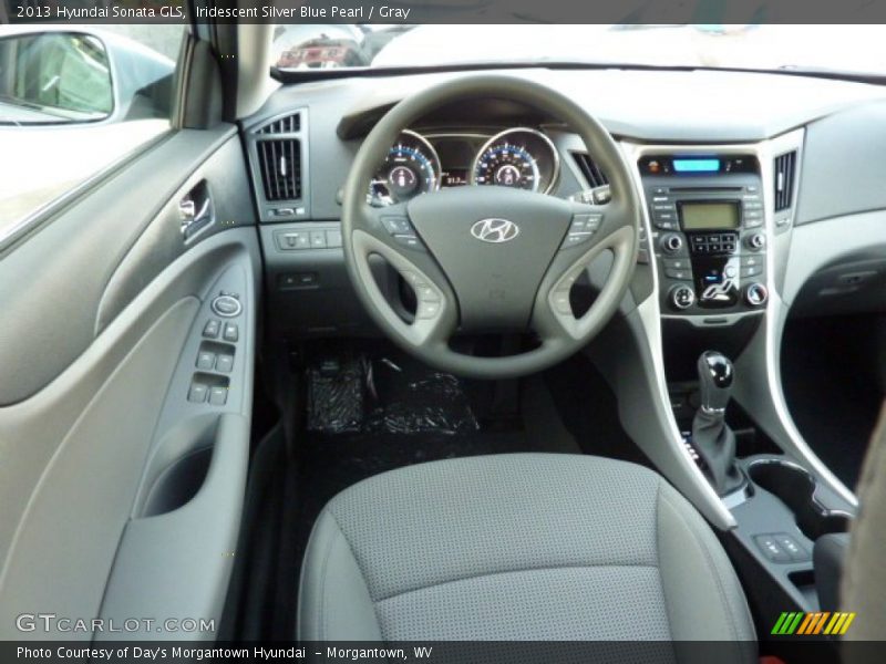 Iridescent Silver Blue Pearl / Gray 2013 Hyundai Sonata GLS