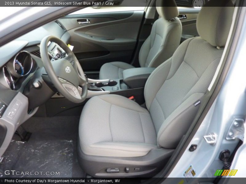 Iridescent Silver Blue Pearl / Gray 2013 Hyundai Sonata GLS