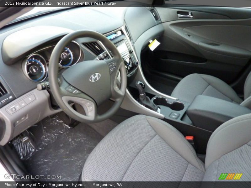 Iridescent Silver Blue Pearl / Gray 2013 Hyundai Sonata GLS