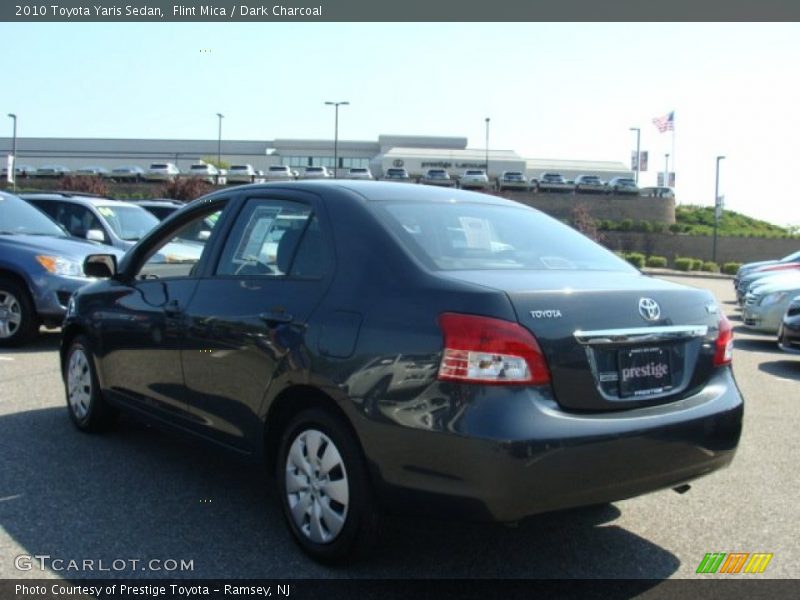 Flint Mica / Dark Charcoal 2010 Toyota Yaris Sedan