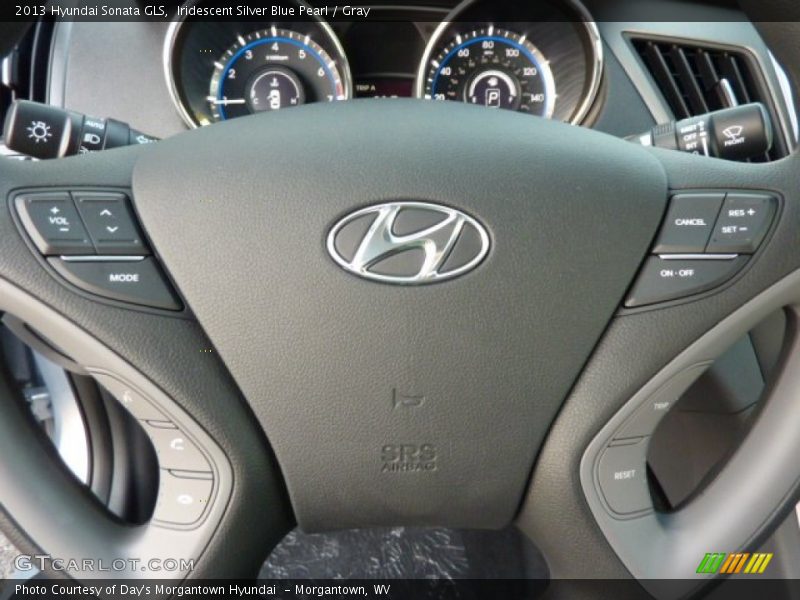 Iridescent Silver Blue Pearl / Gray 2013 Hyundai Sonata GLS