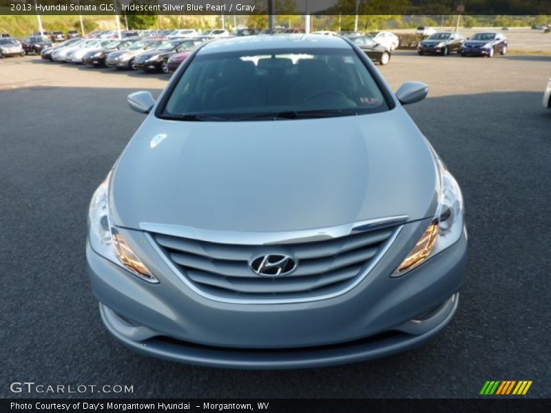 Iridescent Silver Blue Pearl / Gray 2013 Hyundai Sonata GLS