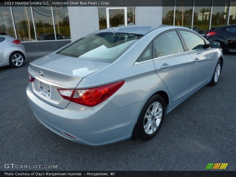 Iridescent Silver Blue Pearl / Gray 2013 Hyundai Sonata GLS